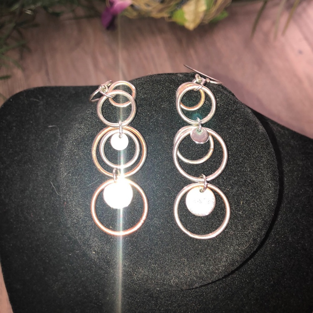 Silver dangly earrings!